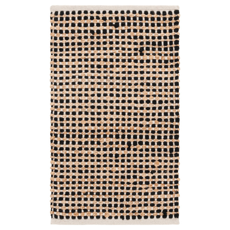 Cape Cod Hand Loomed Cotton;Jute/Sisal Solid Color Rug, Round 6'