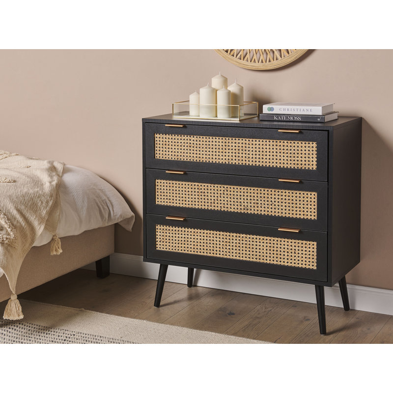 Aleaha 80cm W 3 - Drawer Chest of Drawers