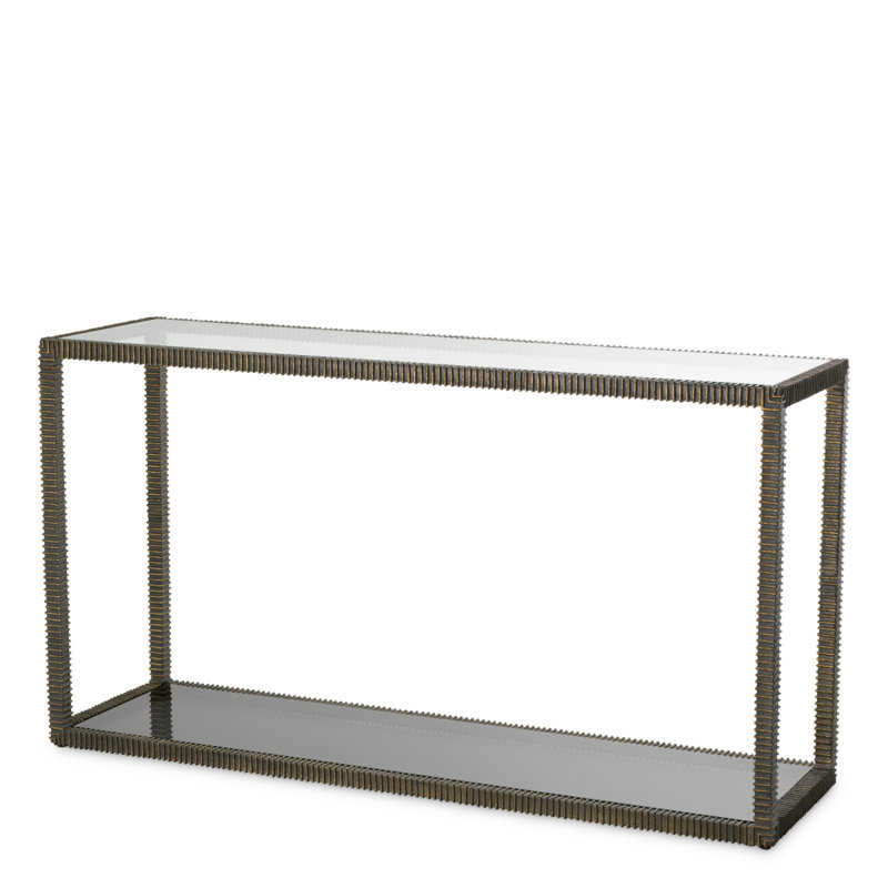 Bethesda 55.12'' W Glass Console Table