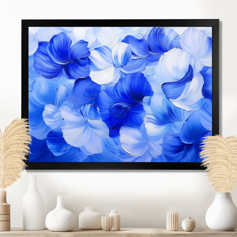 Décoration murale Jardin des fleurs violettes II - Violettes, H 12 po x l 20 po, Noir