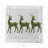 Moss Reindeer Cotton Sateen Cocktail Napkins