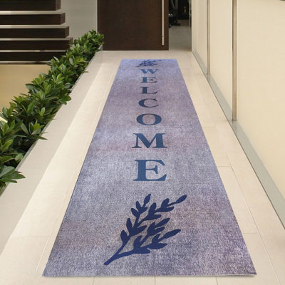 Tapis gris 48 po x 192 po x 0,25 po avec fond antidérapant, impression sur mesure, fabrication sur commande environ 3 mois, B289711D2233484192FB7A5769451523