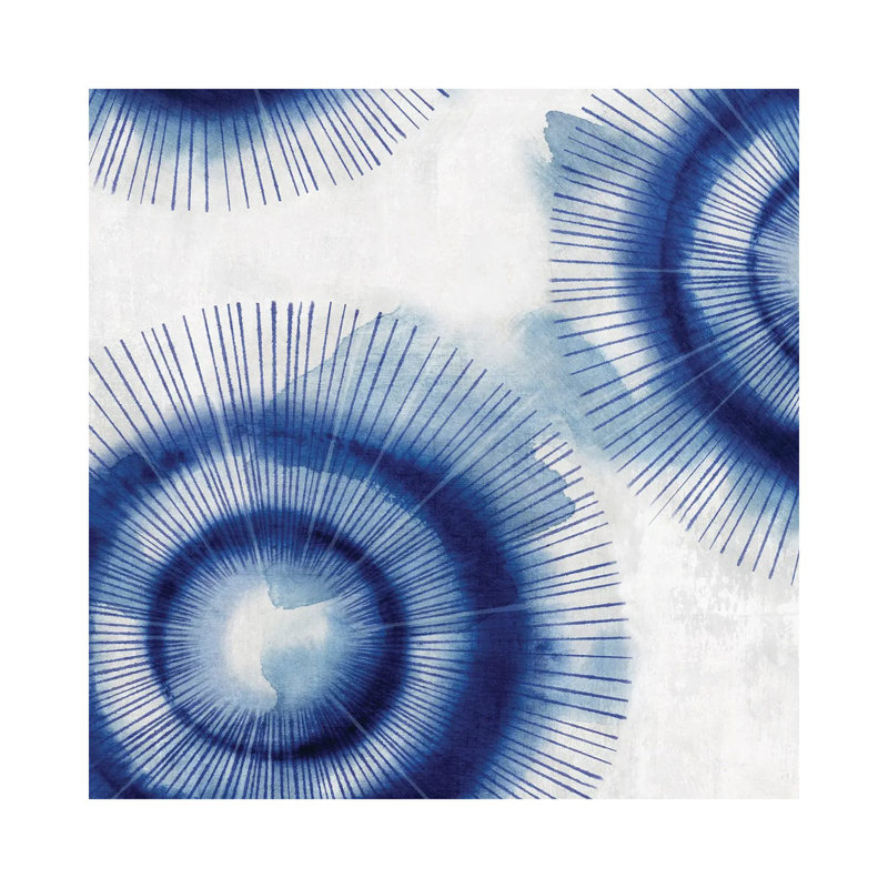In The Blues I by Eva Watts - Wrapped Canvas Painting, 93.98 cm H x 93.98 cm W x 3.175 cm D