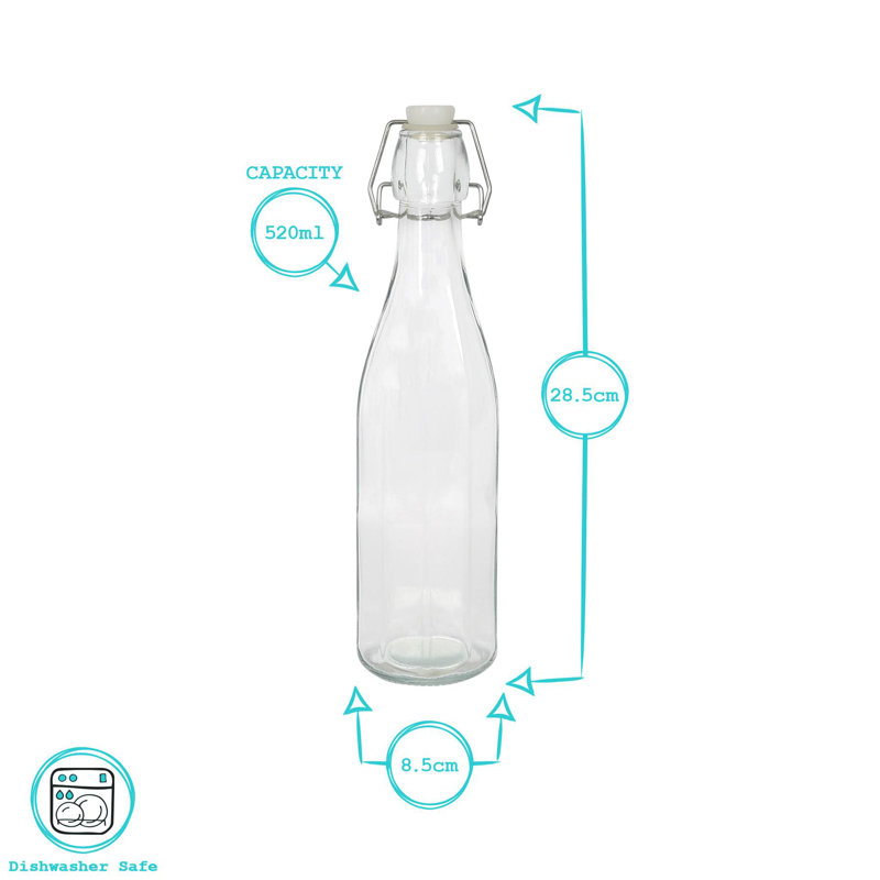 Argon Tableware 17.6ml Glass Water Bottle