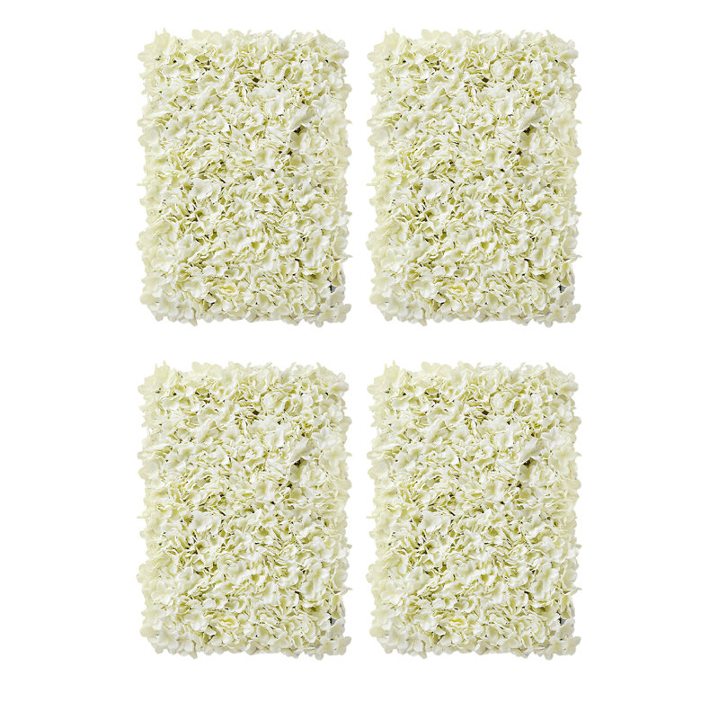 Silk Hydrangea Wall Panel Arrangement