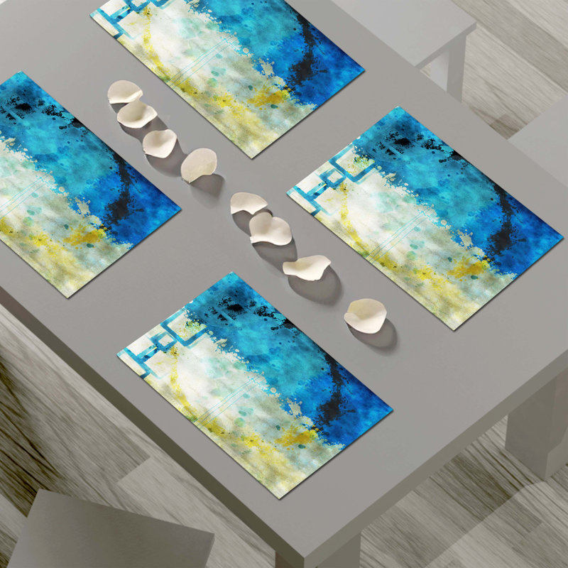 Napperon abstrait en polyester