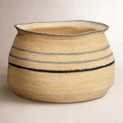 Jamie Young Company Caterpillar Seagrass Decorative Basket