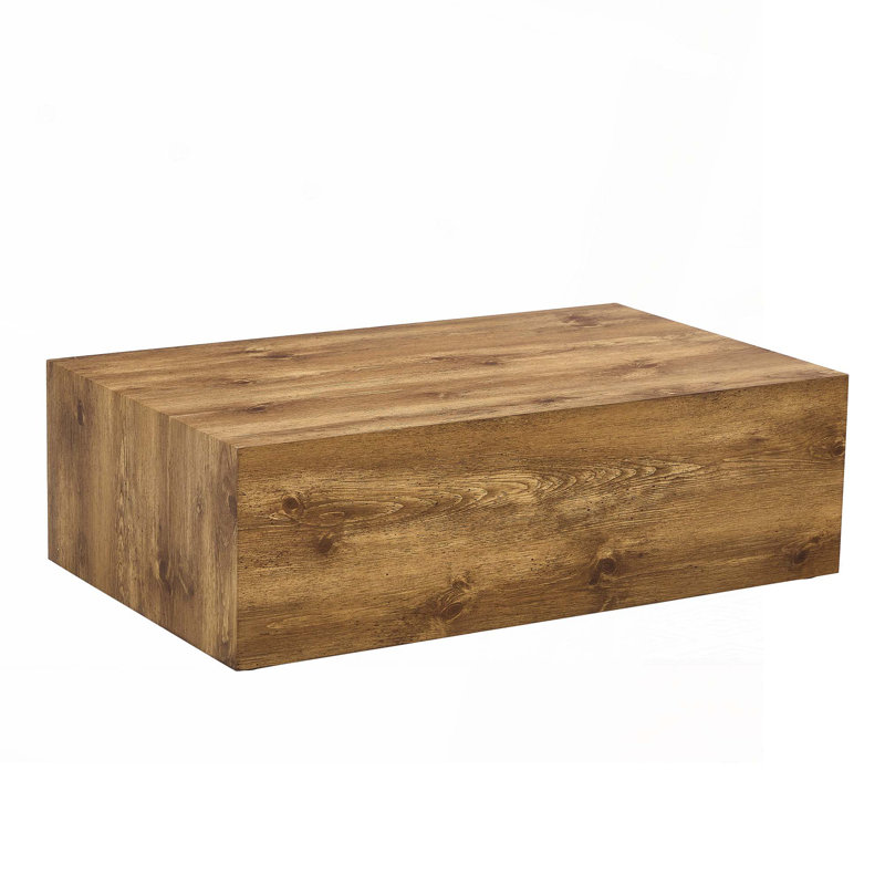 Rectangular Coffee Table, Wood, 11.93" H x 39.49" L x 23.74" W