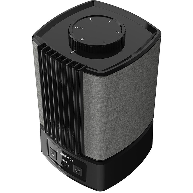 Lasko 8.38'' Oscillating Personal Fan, Black
