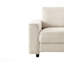 Canapé en velours côtelé de style minimaliste moderne idéal pour la détente dans les chambres à coucher, beige, convient à une utilisation quotidienne à la maison-22028077