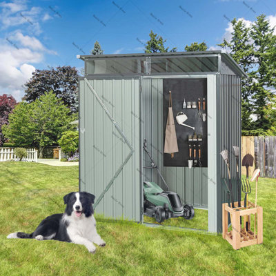 Abri de rangement extérieur en métal