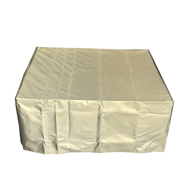 Square Concrete Fire Pit Table, Propane, Grey