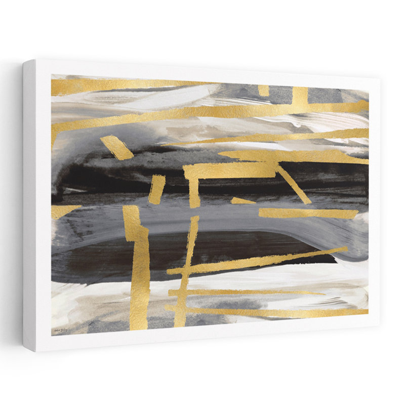 Art contemporain abstrait audacieux, H 16 po x l 24 po