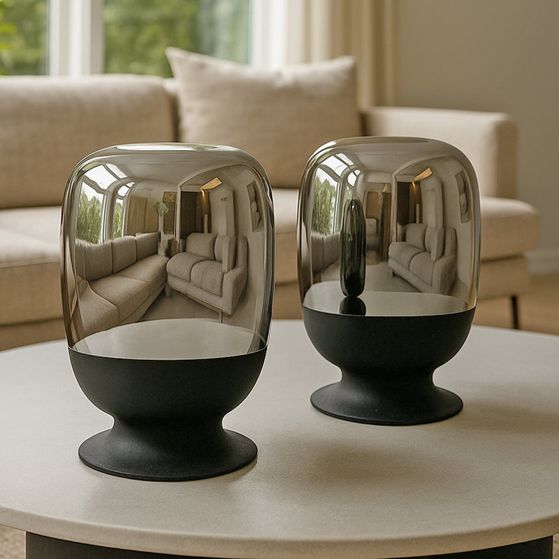 Vase de table en verre Jyotika