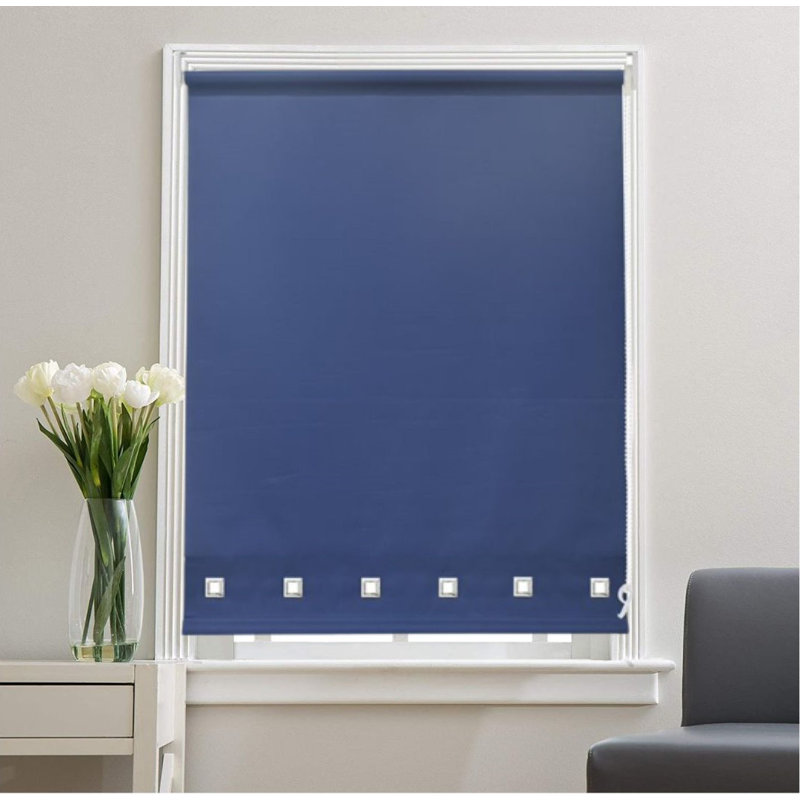 SQ Daylight Roller Blind, 165 cm L x 60 cm W, Blue