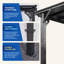 14 pi. L 12 pi. Pergola Dmetal avec auvent