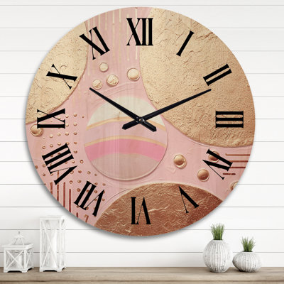 Poisson Solid Wood Wall Clock