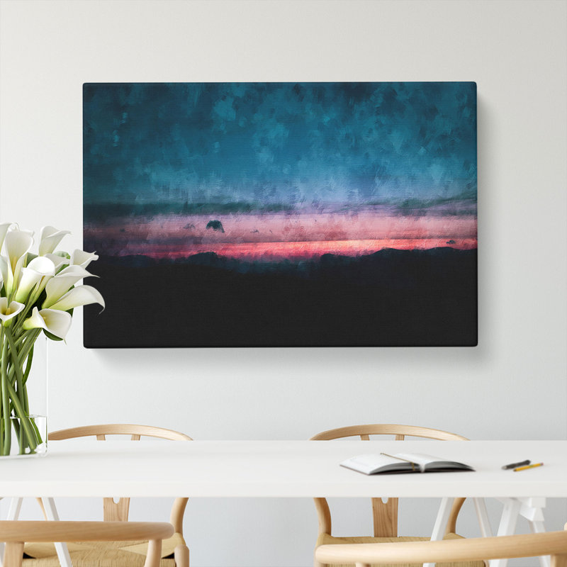 The Lake District - Wrapped Canvas Painting, 40cm H x 60cm W x 3cm D