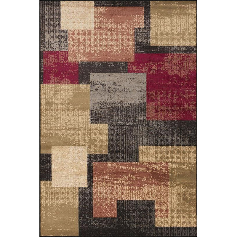 Tapis coloré lavable à la machine, Sous-tapis carré 3 pi 3 po inclus