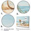 «Bicycle Tranquil Pedaling By The Beach V», reproduction sur toile-91498833-91498831