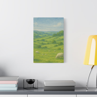Aaroon Single Picture Frame Print on Canvas