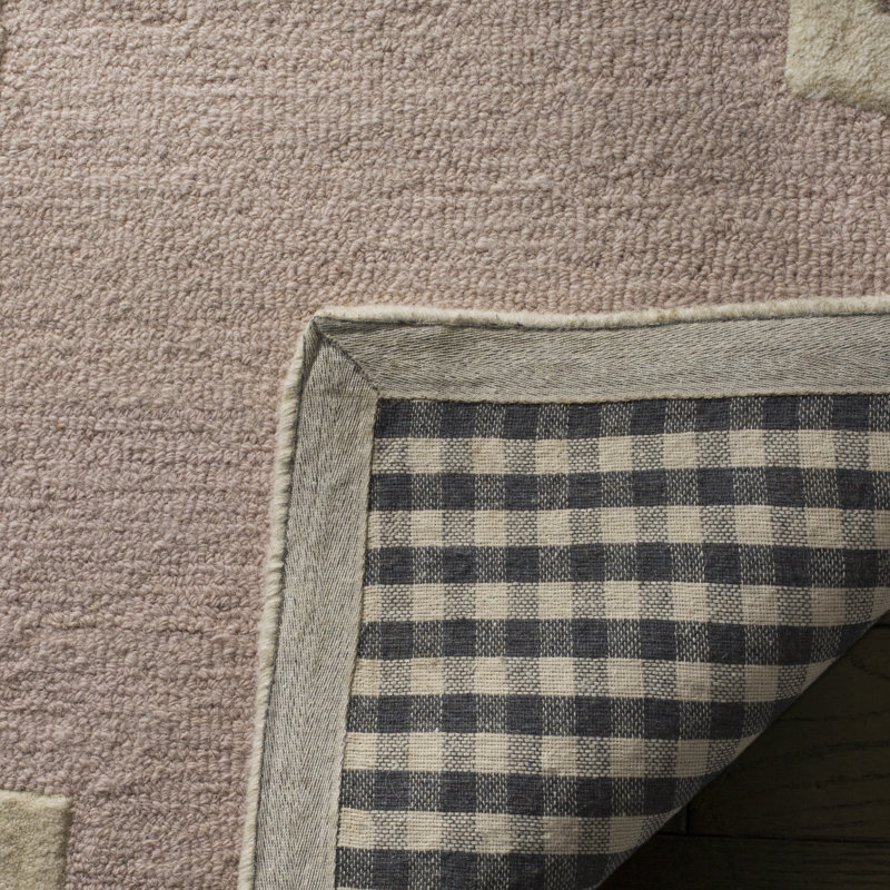 Kaplan Geometric Wool Hand Woven Area Rug, Rectangle 152 x 244 cm