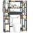 11 Tier Over The Toilet Storage Cabinet With 2 Drawers, Bathroom Organizer With Adjustable Shelf-1723637479