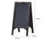 Free-Standing Chalkboard, 25.2" x 19.7"
