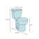 D-Code 1.28 GPF Elongated One-Piece Toilets (Seat Not Included)