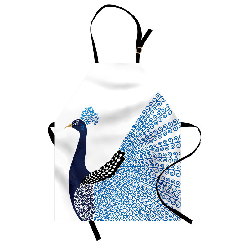 No Pattern Bib Apron