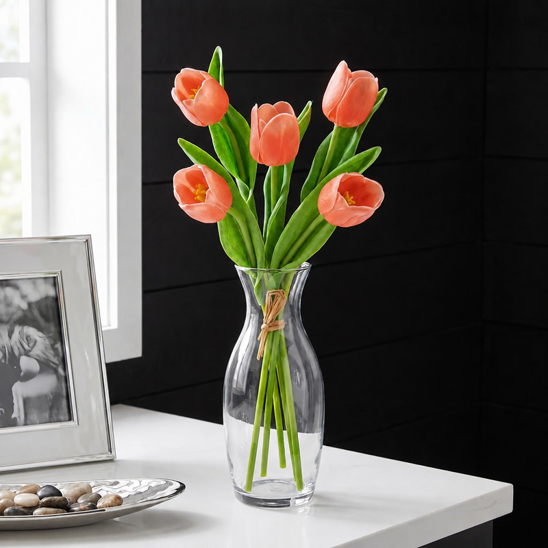 Bouquet de tulipes 14 "Natural Touch Spring , Rouge