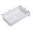 24"X14" White Ceramic Rectangular Vessel Bathroom Sink