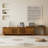 Mid-Century Modern Extendable Tv Console Table TV Stand Media Console With Cabinet