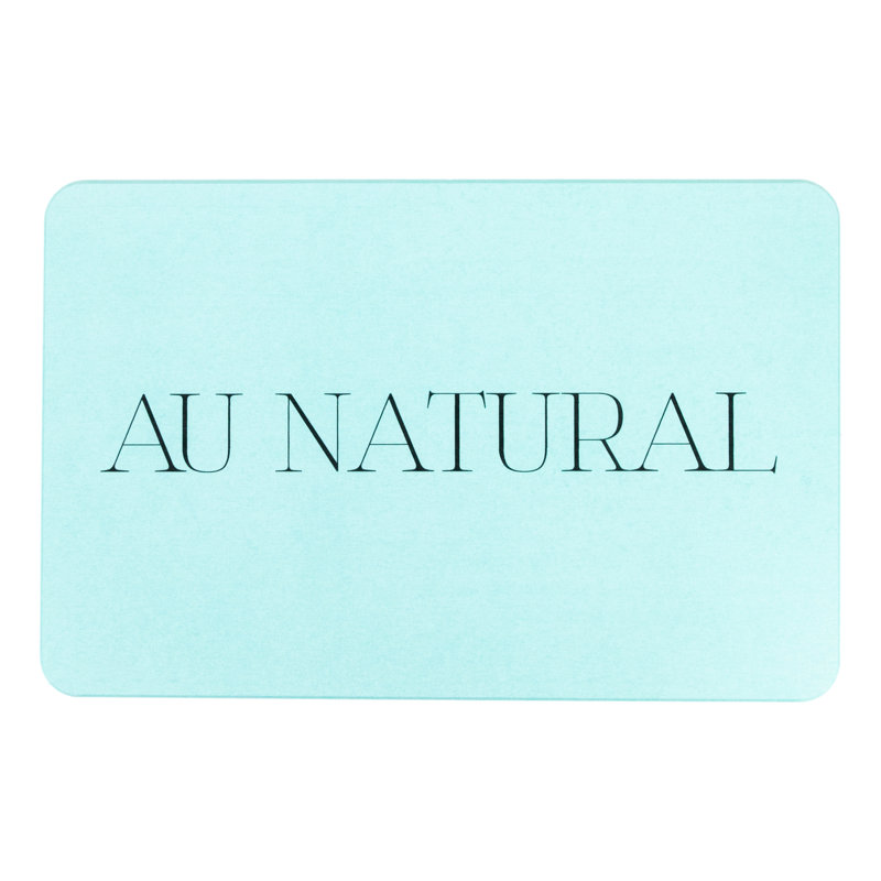 Non-Slip Bath Mat, Aqua Blue