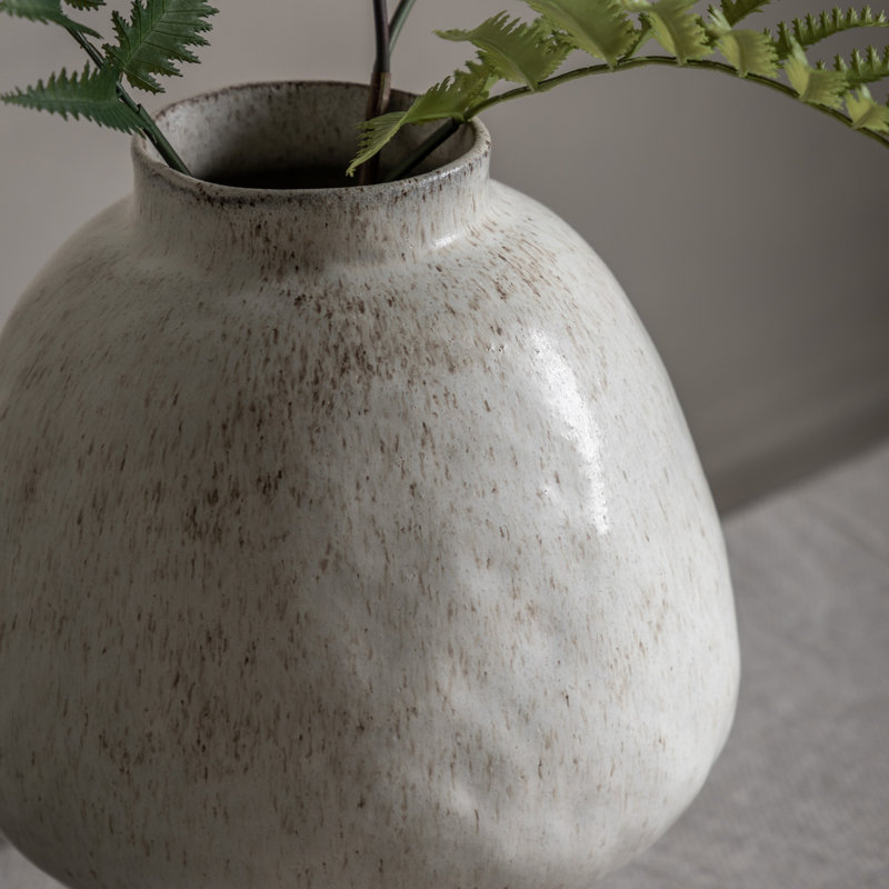 Aukusti Stoneware Table Vase, 31 H x 25 W x 25 D cm