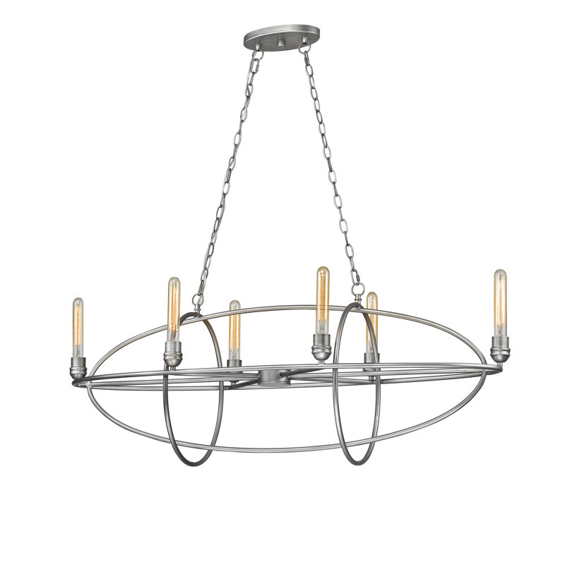 Pulliam Steel Dimmable Chandelier