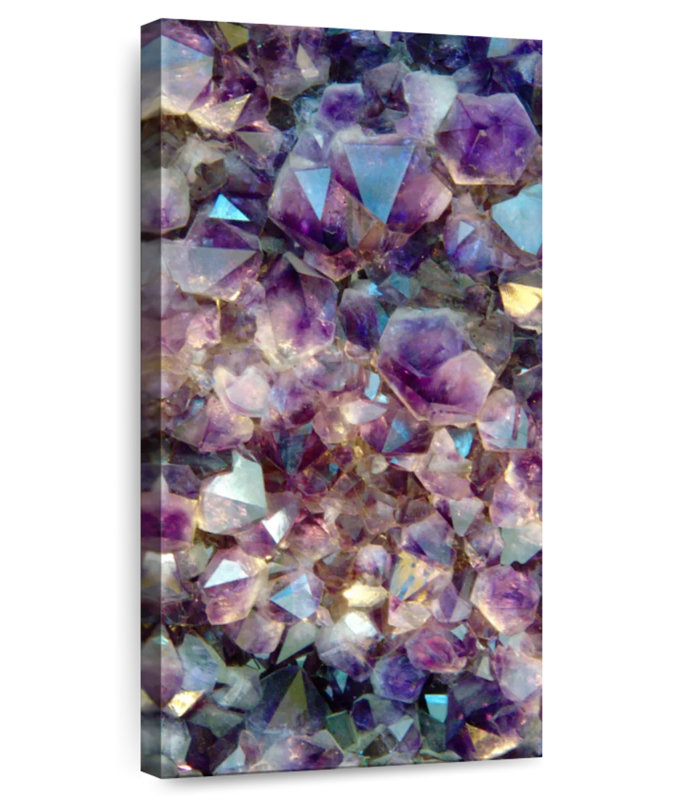 Quartz rose, H 36 po x l 18 po
