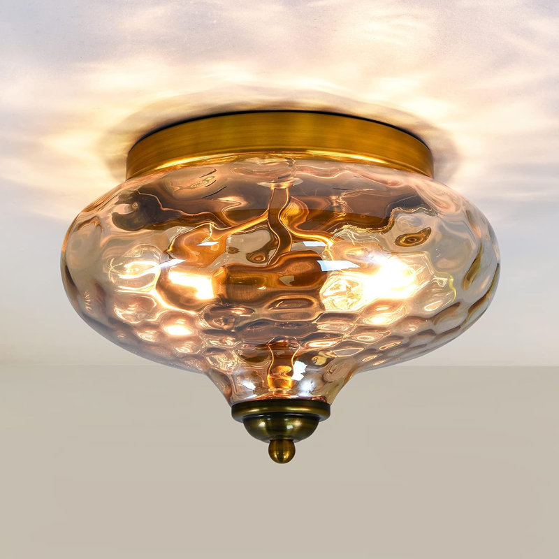 Hammer Striking Embedded Glass Pendant Light