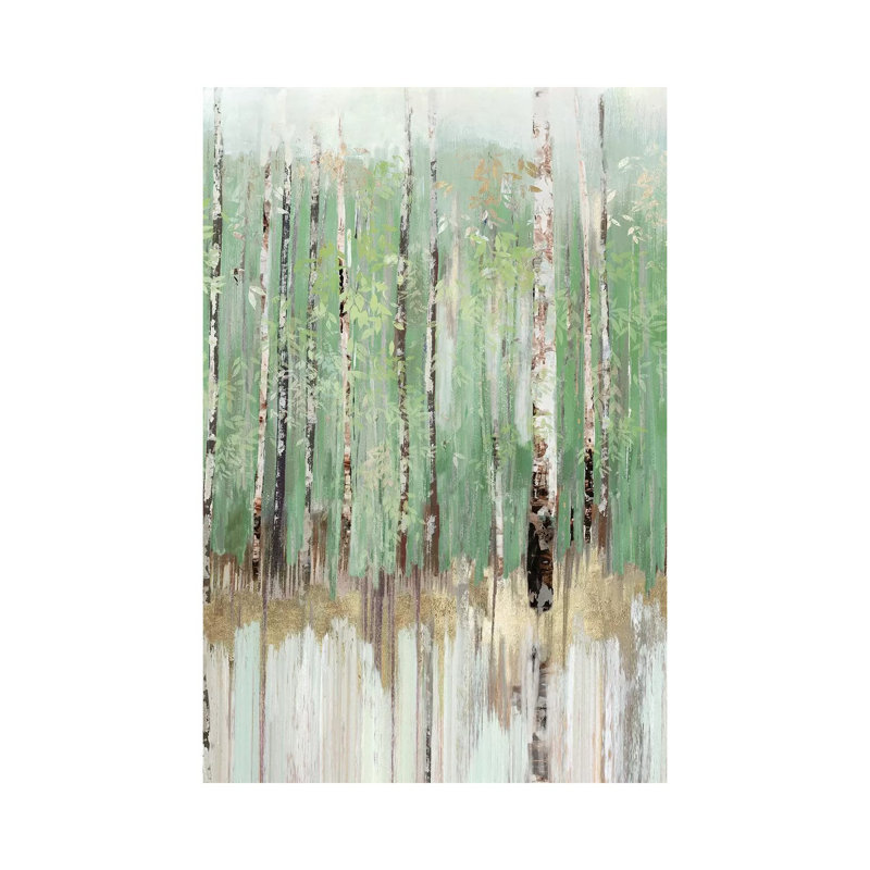 "Tree essence II" par Allison Pearce, reproduction d’art, Pas de tapis, Toile tendue, H 48 po x l 32 po x P 1,5 po