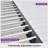 PURPLE LEAF Louvered Pergola 10' x 12' Outdoor Aluminum Pergola with White Adjustable Rainproof Roof Grey Frame Hardtop Gazebo for Patio Deck Garden