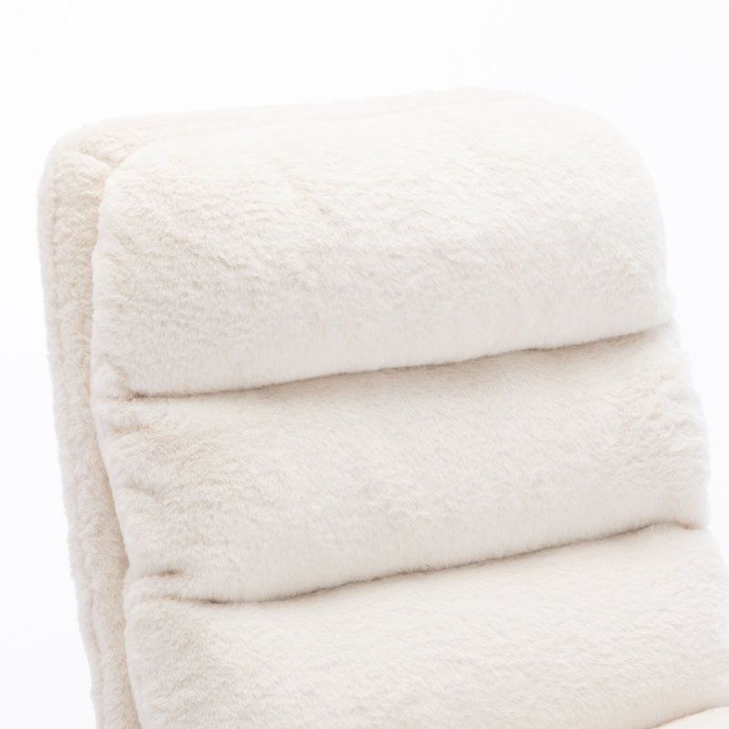 Chaise de travail en fausse fourrure Denver