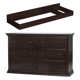 Macy Large Hardwood Fully Assembled Double Dresser and Changing Topper Bundle