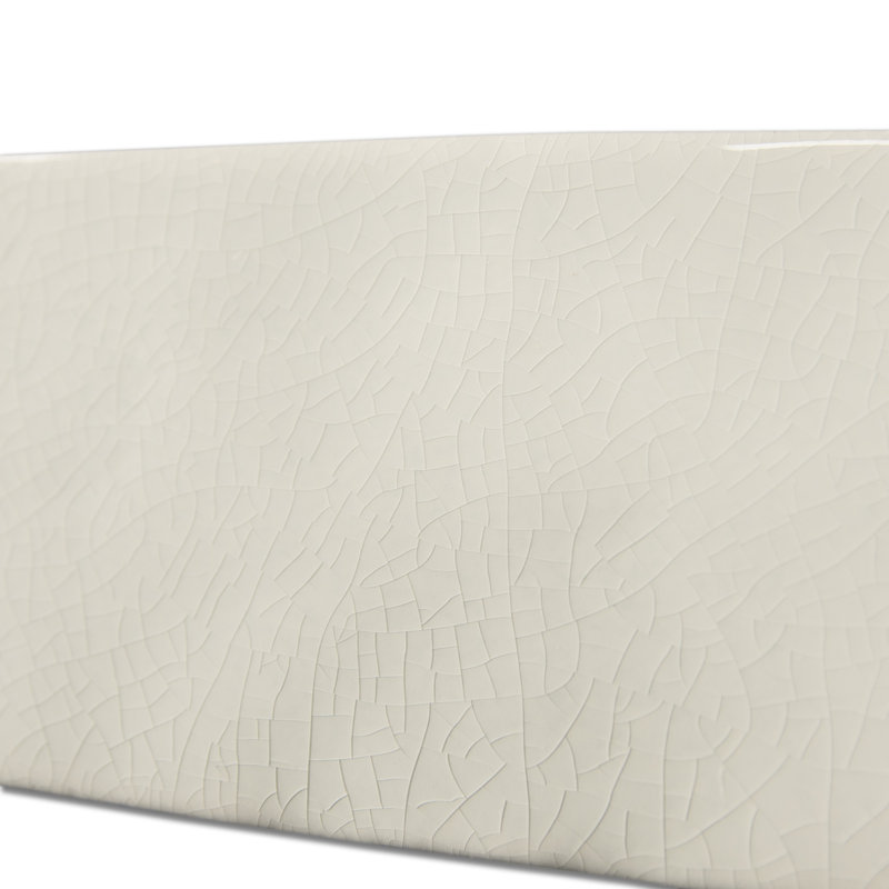 Menorca 2-1/2 In. X 12-7/8 In. Ceramic Wall Tile, White
