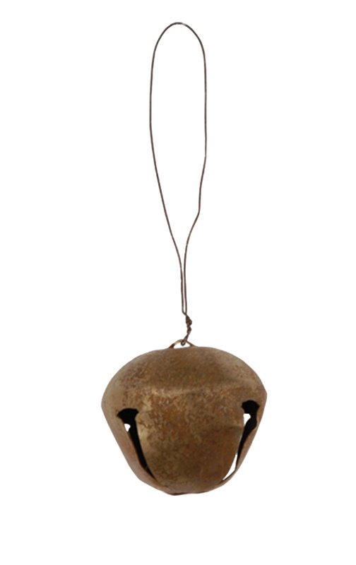 Ornement figurine suspendu jingle bell, 2.5", Rouge