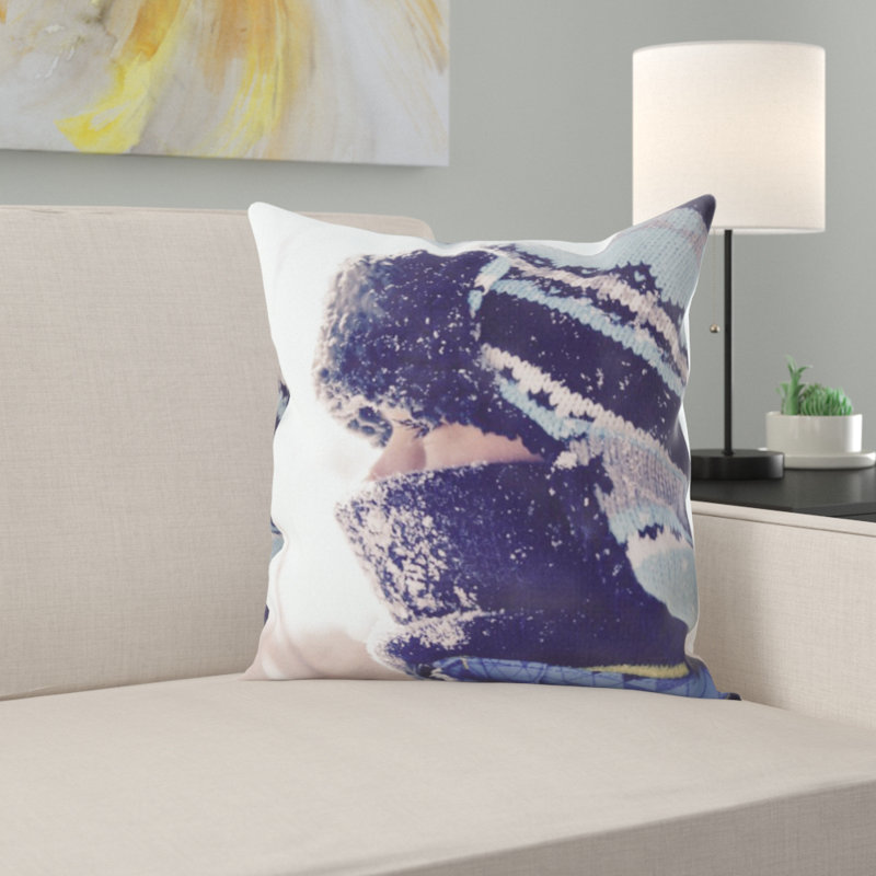 Housse et insert de coussin carré d'hiver