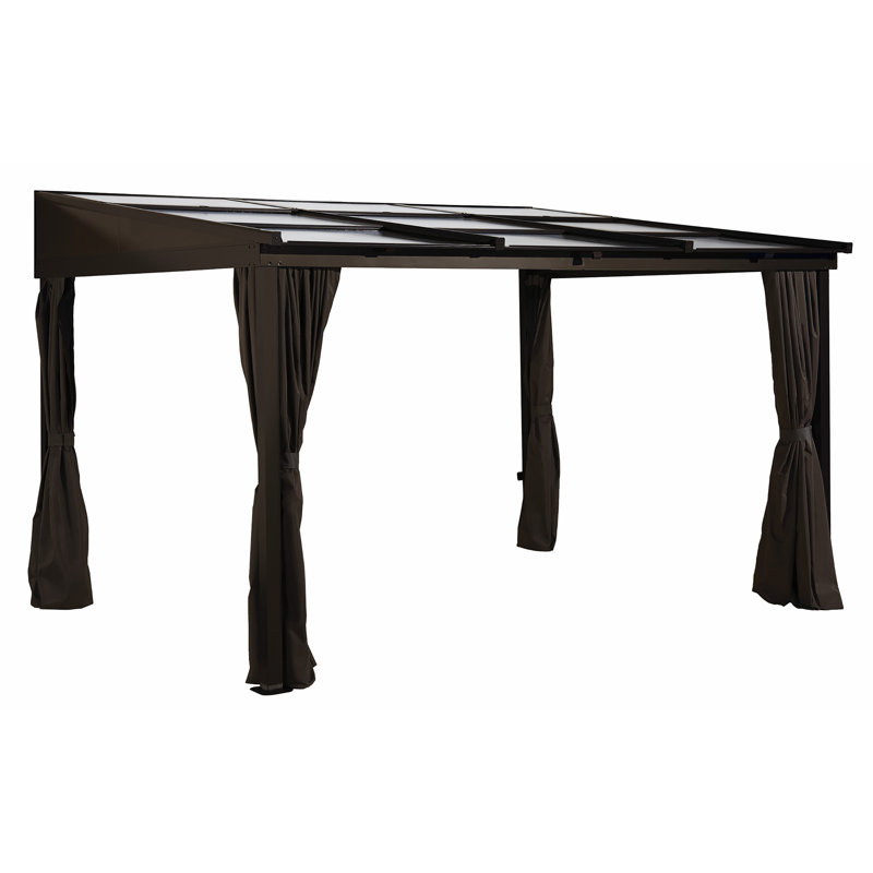 Rowlinson Retractable, 243cm H x 366.5cm W x 298.5cm D, Black