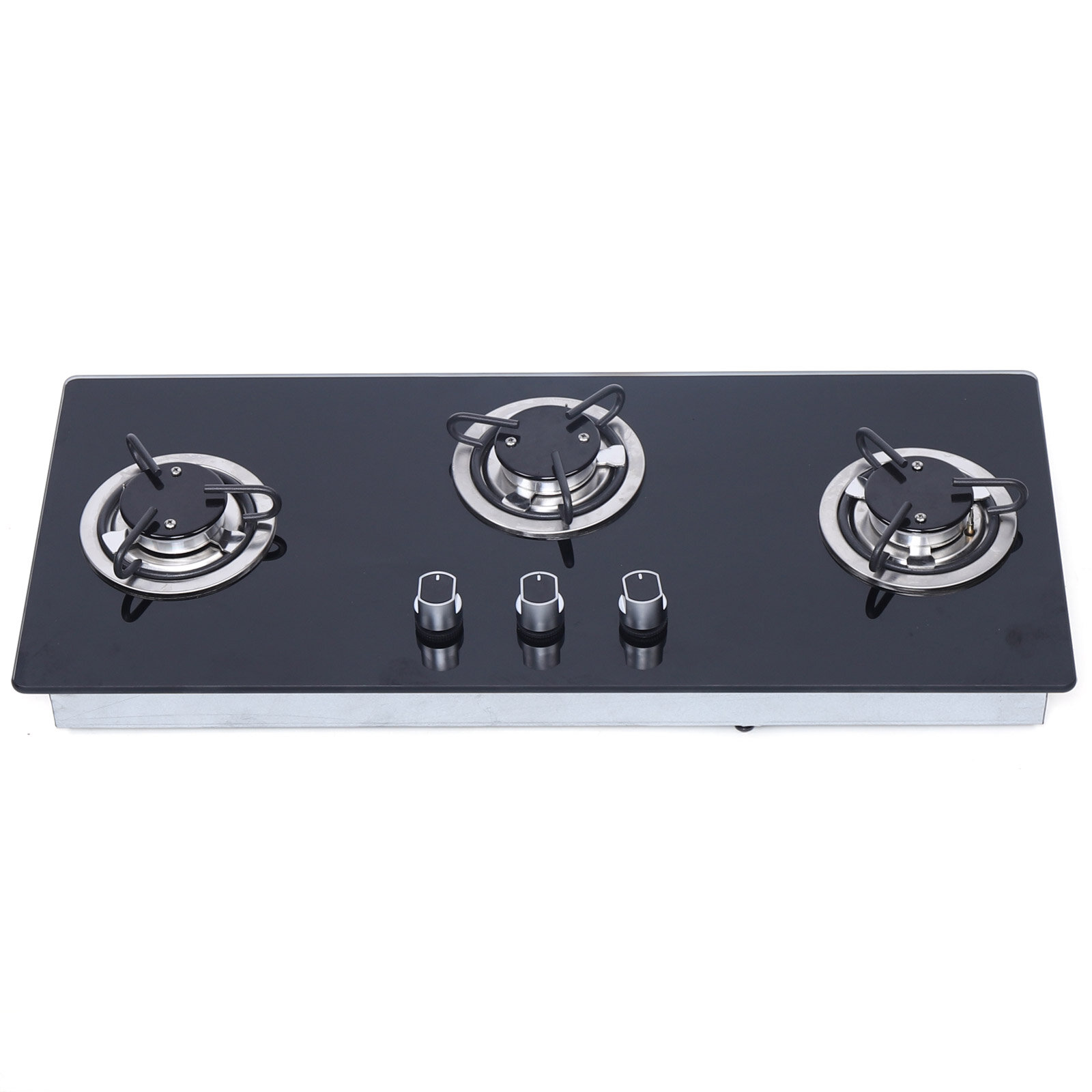 2 Burner LPG Gas Stove With Tempered Glass For RV