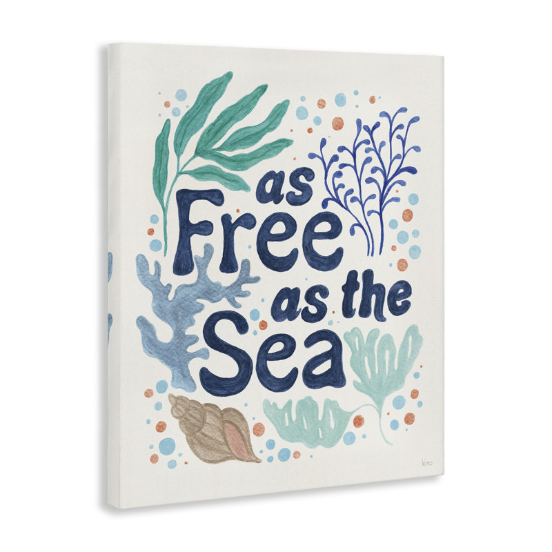  "Nautical Free As Sea", art mural par Véronique Charron, H 30 po x l 24 po
