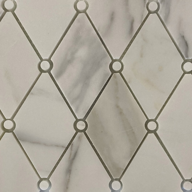 Calacatta 2.5" x 4.5" Marble Mosaic Wall & Floor Tile