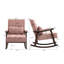 Chaise berçante en bois massif-80816713